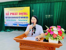 TRƯỜNG TIỂU HỌC KỲ THỊNH 2, THỊ XÃ KỲ ANH TỔ CHỨC  LỄ PHÁT ĐỘNG NGÀY SÁCH VIỆT NAM NĂM 2024
