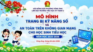 MÔ HÌNH HOẠT ĐỘNG TRẢI NGHIỆM SÁNG TẠO: "TRANG BỊ KỸ NĂNG SỐ" CHO CÁC BẠN ĐỘI VIÊN NHI ĐỒNG"