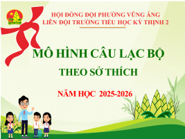 ƯƠM MẦM TÀI NĂNG TỪ CÁC CÂU LẠC BỘ SỞ THÍCH