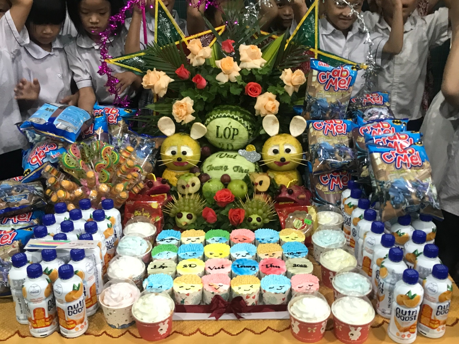 TRƯỜNG TIỂU HỌC KỲ THỊNH 2 RỘN RÀNG VUI TÊT TRUNG THU