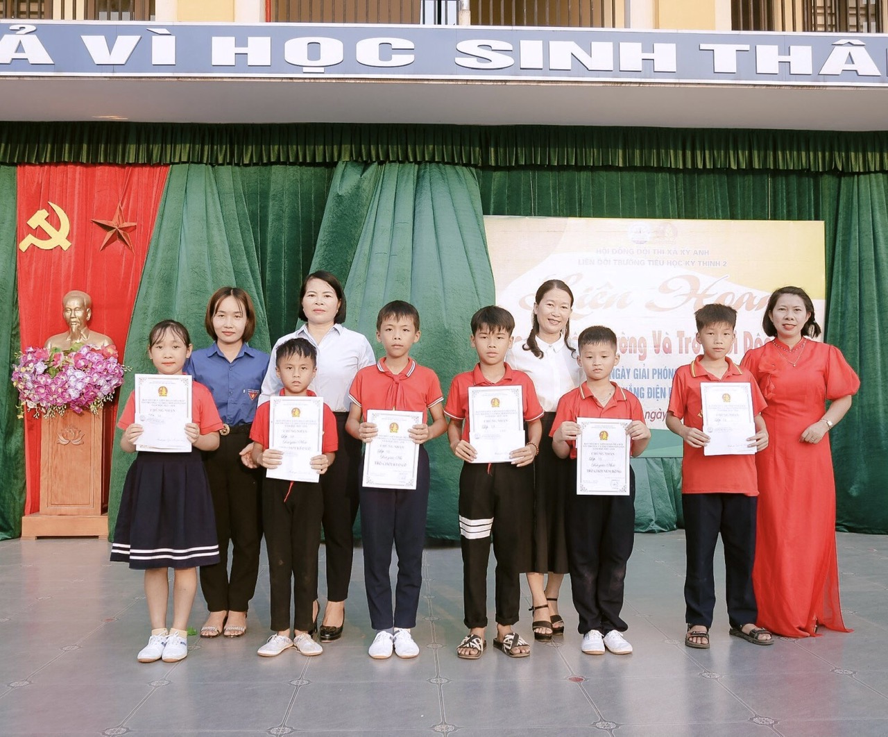 trao giải trò chơi dân gian