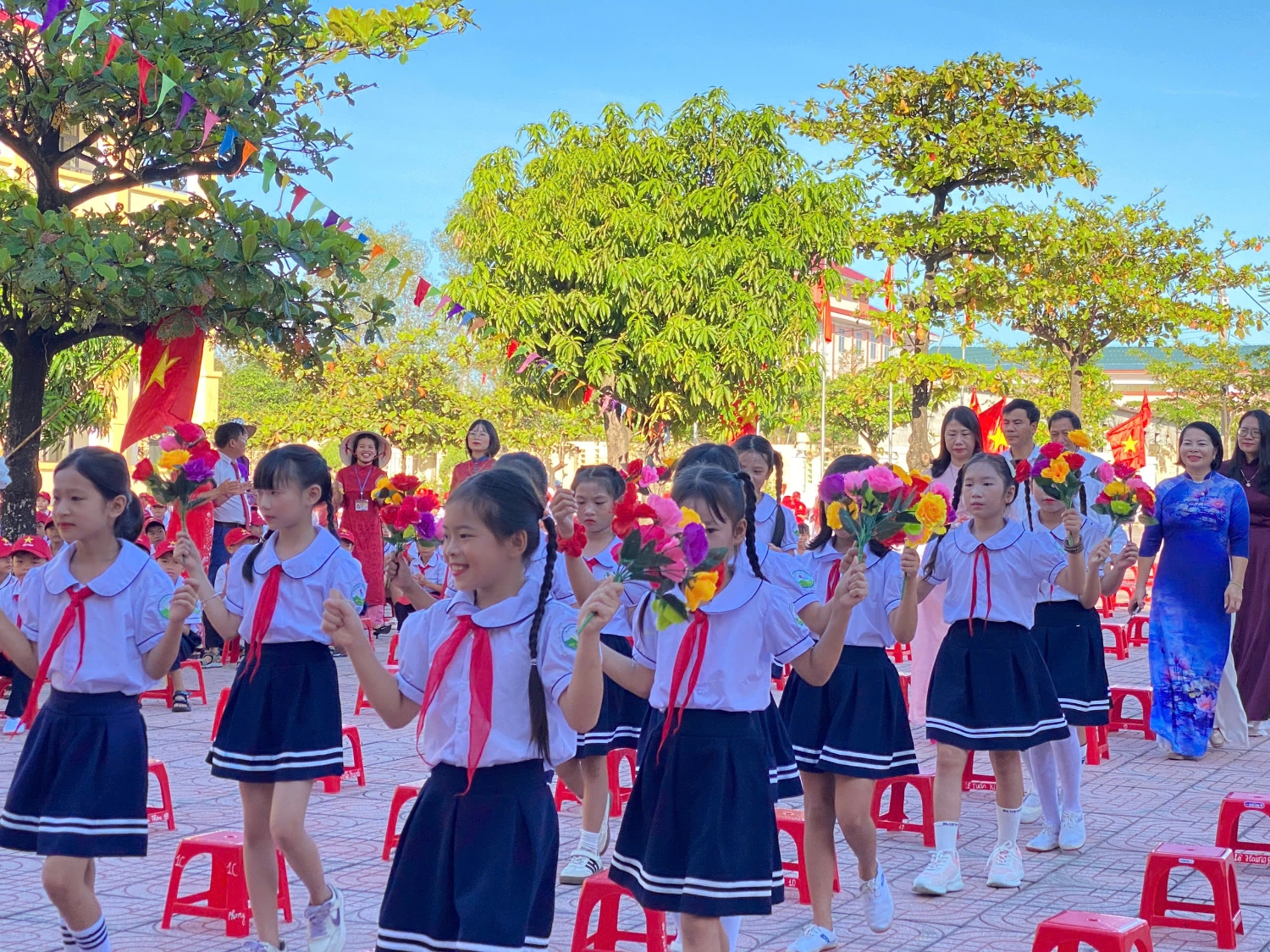 Đón đại biểu 1